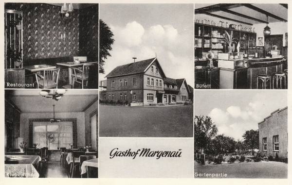 Postkarte von Margenau aus den 50er