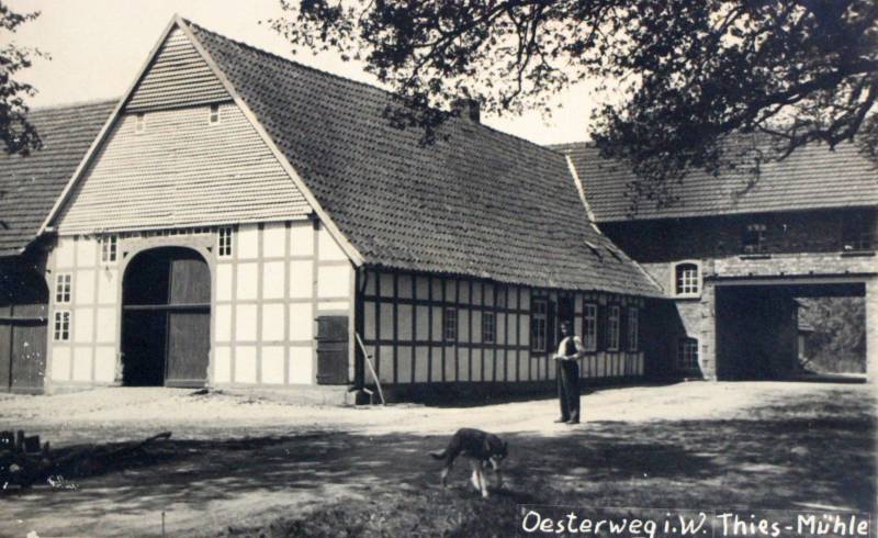 Thies Mühle um 1935 Thies Mühle um 1935